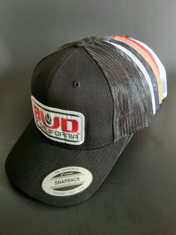 12 Bud of California hats Mix colors